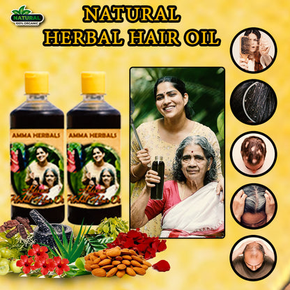 Real Adivasi Herbal Hair Oil -108 Herbs